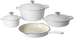 Carl Schmidt Sohn Set oale de fonta 7 piese XANTEN CARL SCHMIDT SOHN 098405, alb, compatibil toate tipurile de plite