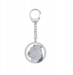 Mejk Jewellery Ezüst kulcstartó kutyával Walesi terrier 925 Ajándék Gravírozás Ingyenes (Terier Walijski)