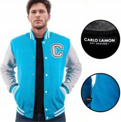 Carlo Lamon Baseball dzseki férfi pulóver állógallérral Lamon Premium Lengyel Márka XL