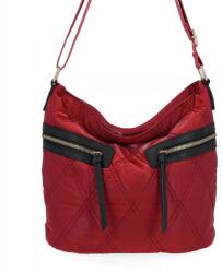 Herisson Női kézitáska Postás Táska steppelt stílusos postaláda bordó Herisson (1252L80141bo)