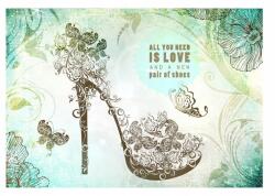 DecoNest Fotótapéta Új cipőpár 350X245 (A0-NEW010447)