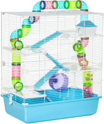 PawHut Cusca pentru hamsteri PawHut, refugiu pe 5 niveluri, 59cmx36cmx69cm | Aosom Romania (D51-233LB)