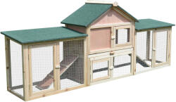 PawHut Cusca iepuri PawHut, 210x45.5x84.5 cm, lemn | Aosom Romania (D51-103)