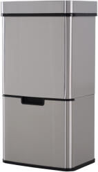 HomCom Cos de gunoi inteligent cu senzor HOMCOM, Capacitate 72 l, 42x30x81cm, Inox / ABS, Argintiu | Aosom Romania (851-018) Cos de gunoi