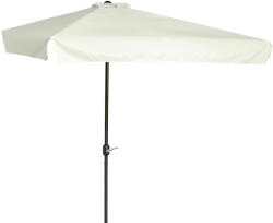 Outsunny Umbrela dreptunghiular pentru gradina cu manivela, 230x130x249cm, Alb Crem | Aosom Romania (84D-008V01CW)