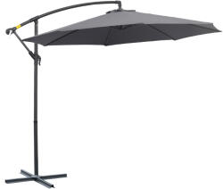Outsunny Umbrelă de Grădină Deluxe cu Braț Inclinabil și Manivelă, Diametru 3m, Protecție UV, Ideală pentru Patio, Bej | Aosom Romania (84D-082)