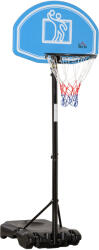 HOMCOM Cos Baschet Exterior cu Inaltime Reglabila 195-245cm, cu Roti si Panou din PE | Aosom Ro (A61-028)