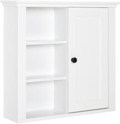 HomCom dulap medicamente, rafturi reglabile 53x14.5x50.5cm | AOSOM RO (801-089)