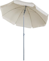 Outsunny Umbrelă de Grădină cu Acoperiș Reglabil, Φ220cm, Crem Alb | Aosom Romania (84D-039CW)