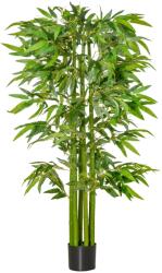 HOMCOM Planta artificiala de bambus, cu ghiveci, 160cm, verde HOMCOM | Aosom Romania (830-441)
