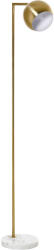 HomCom Lampa de podea cu structura metalica si abajur reglabil, din Metal si Marmura 38x26x165cm Auriu, Alb HOMCOM | Aosom RO (B31-309)