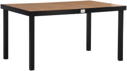 Outsunny Masa de gradina Outsunny pentru 6 Persoane din Aluminiu, Negru | Aosom RO (84B-917ND)
