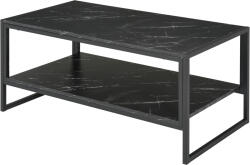 HomCom Masuta de Salon pentru Cafea moderna cu sertar d PAL otel pentru sufragerie birou neagra | Aosom Romania (833-821BK) Masa de cafea