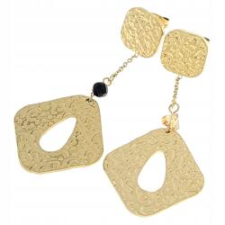 Xuping 040 Arany színű, nemesacél fülbevaló szett, lógós celebstílus