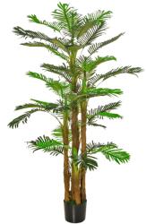 HOMCOM Palmier artificial in ghiveci, 42 frunze, 185cm, verde HOMCOM | Aosom Romania (830-438)