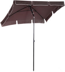 Outsunny Umbrela Parasolarar dreptunghiulara Outsunny 200×125×235cm Maro | Aosom Romania (84D-016CF)