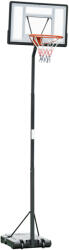 HOMCOM Cos Baschet Adulti cu Inaltime Reglabila 302-352cm, Structura din Otel, PE si PVC, Negru | Aosom Romania (A61-013)
