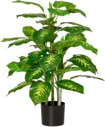 HOMCOM Planta artificiala decorativa cu ghiveci HOMCOM Φ17x14, 5 cm negru, inaltime planta 95 cm | Aosom Romania (830-433)