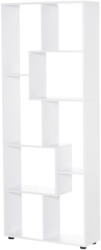 HOMCOM Biblioteca design modern, 8 rafturi, 70x24x178 cm HOMCOM | Aosom Romania (836-141WT) Biblioteca