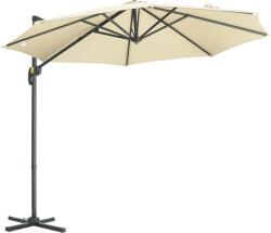 Outsunny Umbrelă Solară Înclinabilă și Rotativă 360°, Ø293x248cm, Crem | Aosom Romania (84D-052V00CW)
