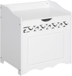 HOMCOM mobilier pentru lenjerii, 55x34x58 cm, alb | Aosom Romania (834-197) Comoda