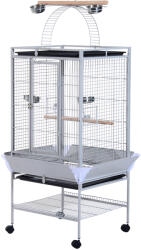PawHut Voliera pentru Pasari PawHut cu Roti Inaltime 160cm Tavi pentru Alimente si Stinghii | Aosom Romania (D10-016)