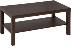 HomCom Măsuță de Cafea Rectangulară Clasică cu Raft Spațios de Depozitare din Lemn 90×45×44.5cm | Aosom Romania (833-461) Masa de cafea