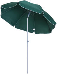 Outsunny Umbrela de Gradina cu acoperis inclinabil, Φ220cm Culoare verde Inchis | Aosom Romania (84D-039GN)