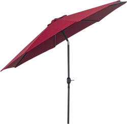 Outsunny Umbrelă de Grădină Inclinabilă 3x2.45m, Poliester Impermeabil, Rosu Bordeaux | Aosom Romania (840-070WR)