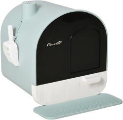 PawHut Litiera pisici PawHut, accesorii incluse, 43x44x47cm, verde | Aosom Romania (D31-050)