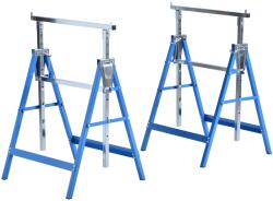 HomCom set suport de lucru din tuburi de otel, 68x58x80 cm | Aosom Romania (B40-015BU)