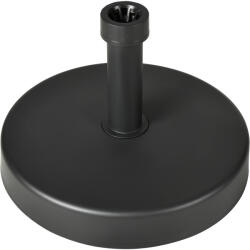 Outsunny Bază Umbrelă de Grădină din Plastic PP, Capacitate Max 18kg, Ø45x33 cm, Negru | Aosom Romania (84D-247V00BK)