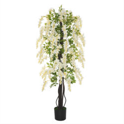 Outsunny Plante Artificiale Fără Întreținere, Perfect pentru Decorarea Casei, 165 cm, Alb | Aosom Romania (844-346)