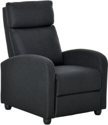 HOMCOM fotoliu recliner, 69x87x100, 5cm, negru | AOSOM RO (833-854)
