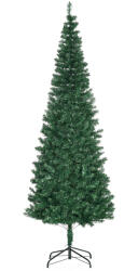 HOMCOM Brad de Craciun Artificial 210cm 631 Ramuri Dese din PVC ecologic, Baza Ф50, Verde, Decoratiune de Craciun HOMCOM | Aosom Romania (830-183)