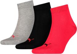 PUMA unisex quarter plain 3p socks 35/38 | Unisex | Șosete | Multicolor | 906978-04