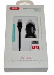 XO Autós töltő 2.1A iPhone 6+ 7+ 8+ Plus készülékekhez (TZ08)