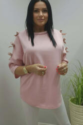  Csinos vállán masnis felső (púder rózsaszín) (330989)