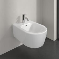 Villeroy & Boch Bideu suspendat 530x370 mm, cu preaplin, alb lucios, Villeroy Boch Skyla (448200R1)