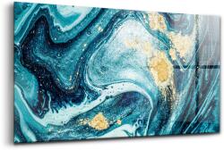 Wallfluent Kép edzett üvegből Absztrakció Márvány 140x70 cm (010010010100100074937)