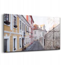 Wallfluent Vászonkép edzett üvegből Utca Prága 140x70 cm (010010010100100075616)