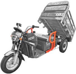 RDB Triciclu electric fara permis Rdb XL-Klass4 Grande bena mare 162 x 122, 4000W, 72V 45Ah, 25km h, autonomie 70 km (XL-klass4grande gri)