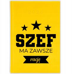  Könyvnaptár A5 2026 Citrom Vicces Ajándék Főnök Igaza Van Minták (Kalendarz 26 Cytrynowy Szef Ma Rację)