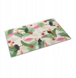 Coloray Modern, beltéri lábtörlő, Flamingó madarak mintával, 60x40cm-es méretben (010650710010000088020)