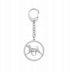 Mejk Jewellery Kulcstartó Thai Ridgeback Ezüst 925 Női Ajándék Gravírozás Ingyenes (BE R1387-plat)