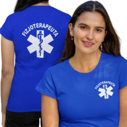 MedyczneKoszulki Fizioterapeuta póló női orvosi blúz gyógytornászoknak XL-es méretben (122 XL Fizjoterapeuta 05)