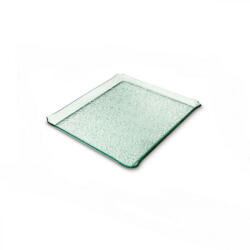 Garibaldi Tavă de Prezentare Onda Mini 20x20cm Din Sticlă Embosată Tava