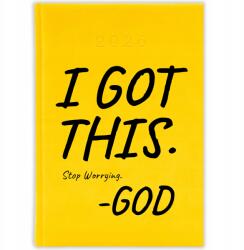  Citrom Naptár 2026 A5 Határidőnapló Vallási Ajándék És Got This Minták (KALENDARZ 2026 CYTRYNOWY PODRÓŻNY MIŚ)