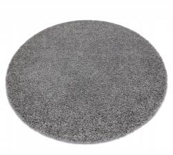 Dywany Łuszczów Kerek Szőnyeg Soffi Kör 120 cm shaggy Szürke Nappali Hálószoba #AF216 (AF216)