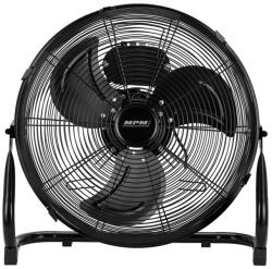 MPM Padló ventilátor - 46, 5 cm 75W Fémházas Fekete (MWP-27-C)